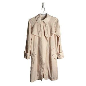 Aritzia Babaton Women's Lawson Light Pink Trench Coat